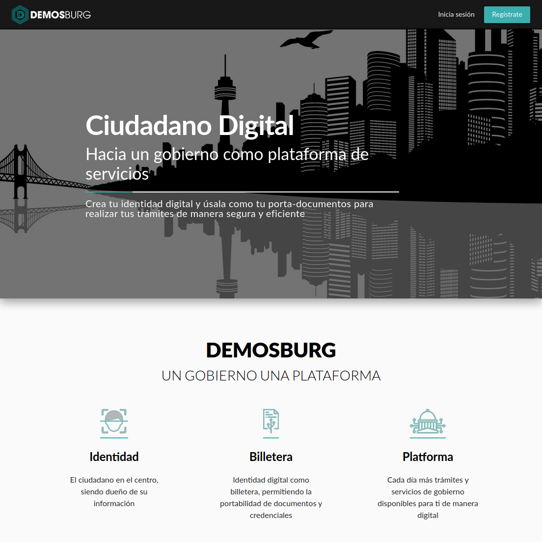 OS City. City Manager Platform. Demosburg