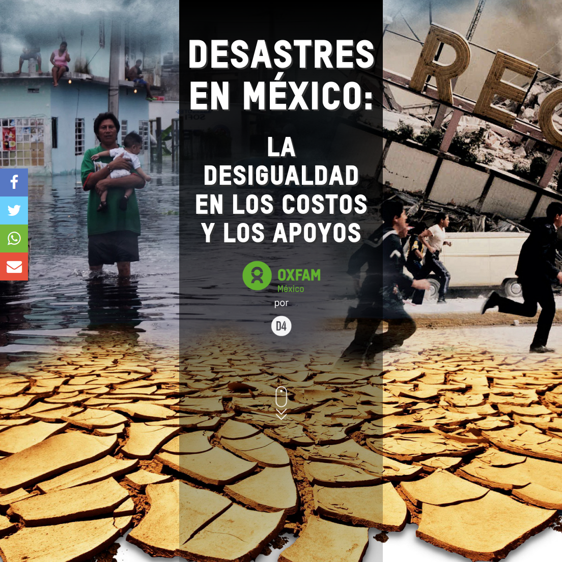 Desastres en México: la desigualdad en los costos y los apoyos